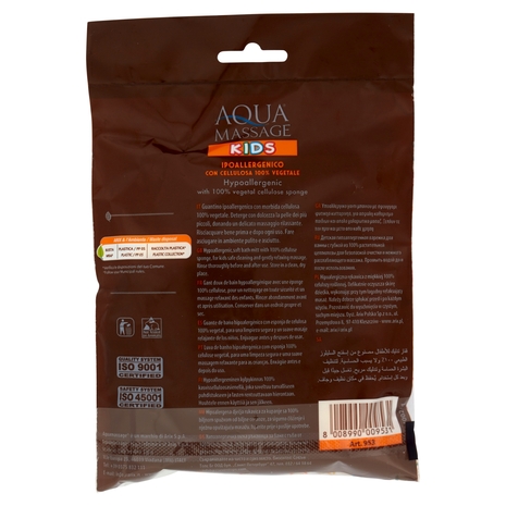 Aquamassage Kids Guanto Bagno Delicato